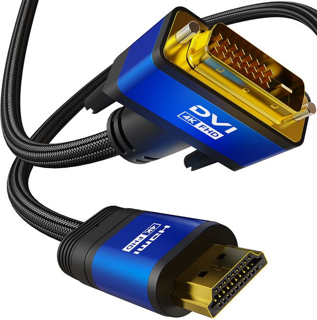 일리온 HDMI to DVI-D 케이블, 1개, 2m