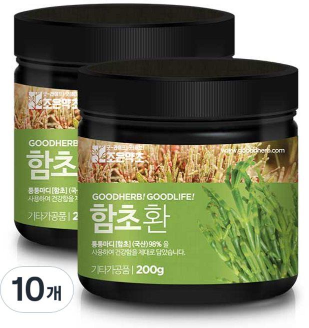 굿허브 프리미엄 함초환, 200g, 10개