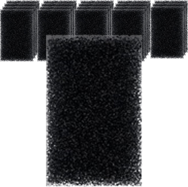 UH홈데코 우레탄 수세미 블랙, 1개입, 20개