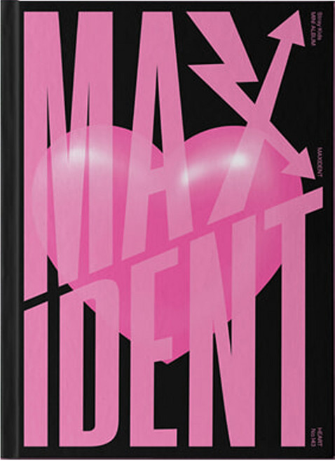 스트레이 키즈 Stray Kids - MAXIDENT T-CRUSH ver. HEART ver. 2종 중 랜덤 발송 예판 포토팩 접지 포스터 종료, 1CD