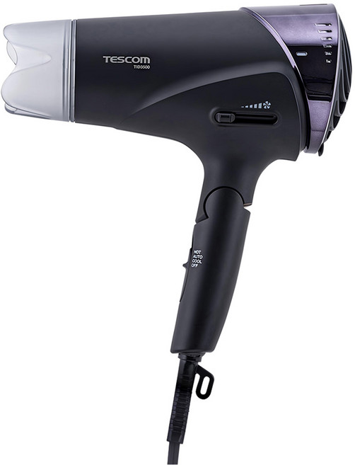 TESCOm 速乾修護離子吹風機 1500W, TID3500TW, 曜石黑