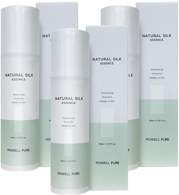 모웰 퓨어 내츄럴 실크 헤어에센스, 150ml, 3개 - 쿠팡