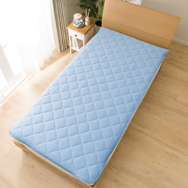 [Coupang進口] NITORI 宜得利 Super N COOL 涼感雙面鋪棉床墊, 藍色