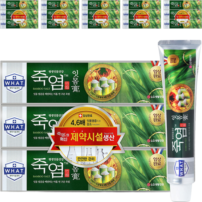 죽염 잇몸고 치약, 120g, 18개