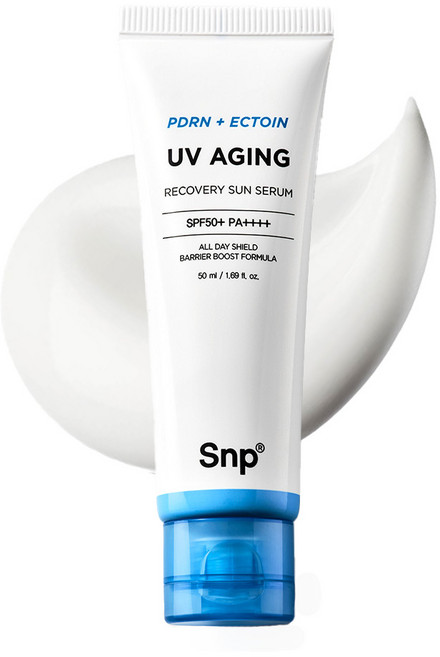 에스엔피 피디알엔 엑토인 UV 에이징 리커버리 선세럼 SPF50+ PA++++, 1개, 50ml