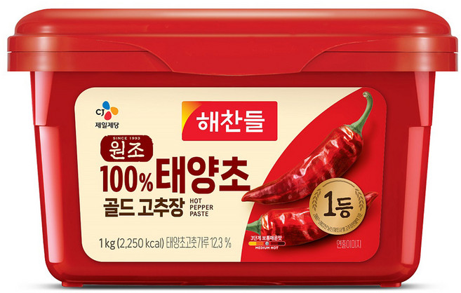 해찬들 태양초 골드 고추장, 1kg, 1개
