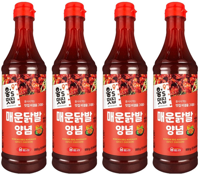 움트리 움쉐프의 매운닭발 양념, 950g, 4개