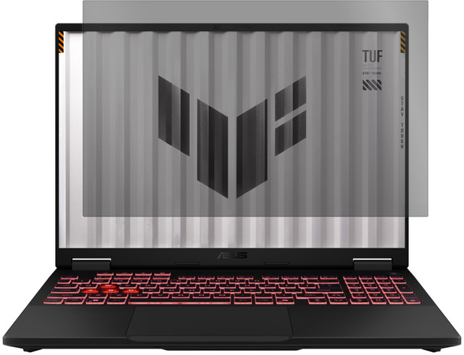 YADI 亞第 PA靜電吸附 水之鏡防窺片 ASUS TUF Gaming A16 16 : 10 2025專用 PF4PPA-W160, 1個