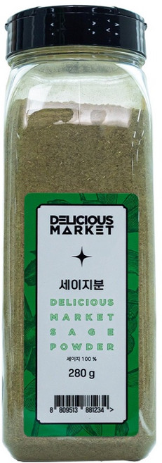 딜리셔스마켓 세이지 분 천연 향신료, 280g, 1개