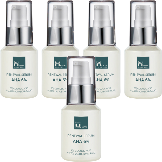 MOMUS AHA 6 果酸毛孔調理淨化露, 30ml, 5瓶
