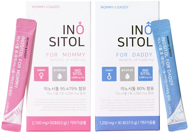 마미앤대디 이노시톨 포 마미 대디, 100.5g, 1세트