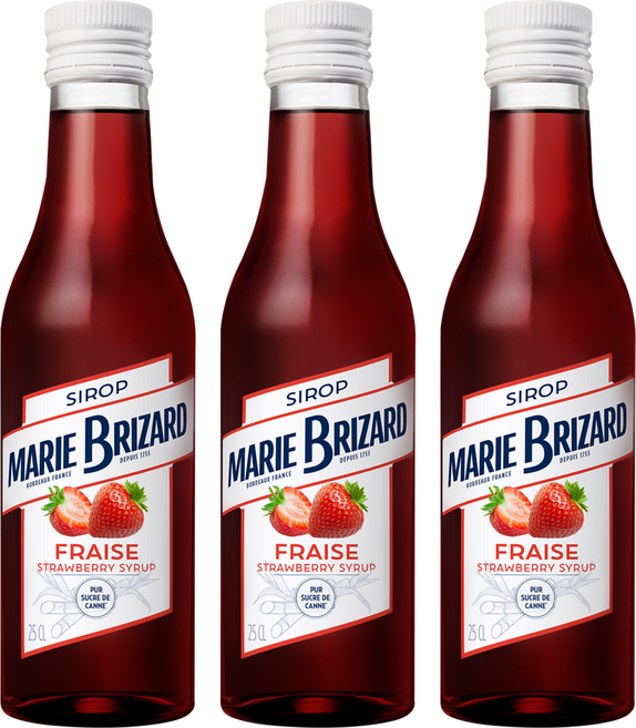 마리브리자드 스트로베리 시럽, 250ml, 3개