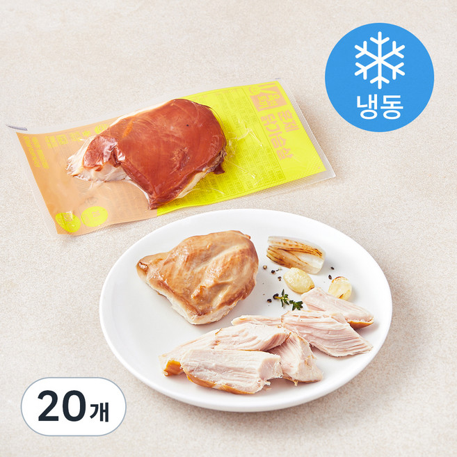 육식토끼 훈제 닭가슴살 (냉동), 100g, 20개, 1개입