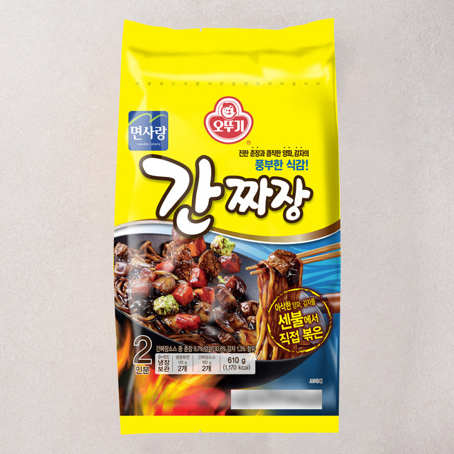 오뚜기 간짜장 2인분, 1개, 610g