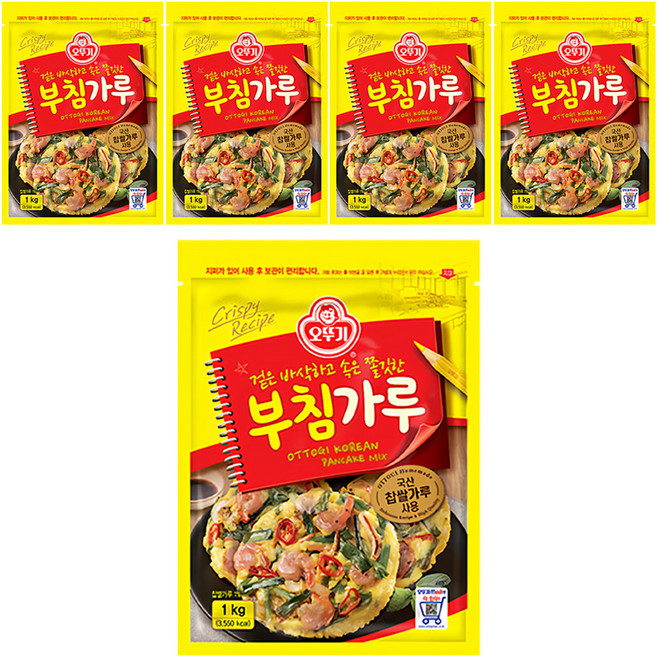 OTOKI 不倒翁 韓式DIY煎餅粉, 1000g, 5包