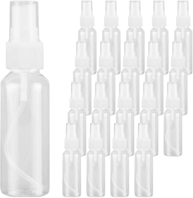 향수 미스트 스프레이 공병 용기 30ml, 흰색(캡), 20개