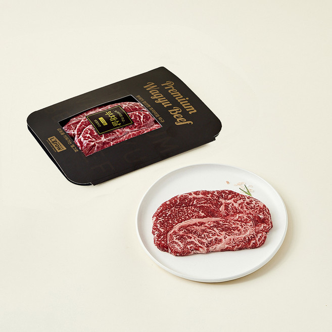 엘그로 호주산 프리미엄 와규 부채살 MBS6+ (냉장), 200g, 1개