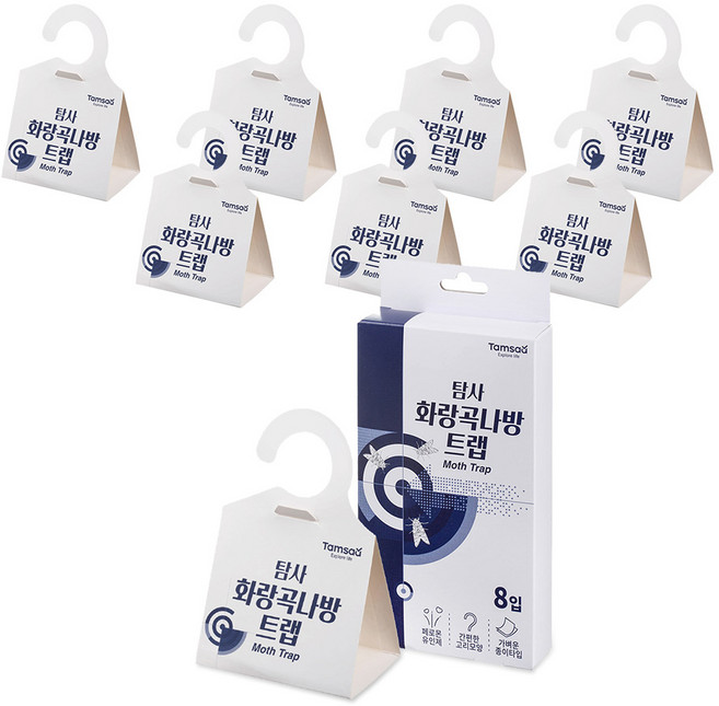 탐사 화랑곡나방 트랩 쌀벌레 트랩, 1개입, 8개