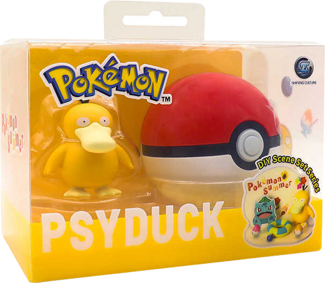 SHIFENG CULTURE 实丰文化 精靈球 可達鴨 DIY場景套裝系列, 1個