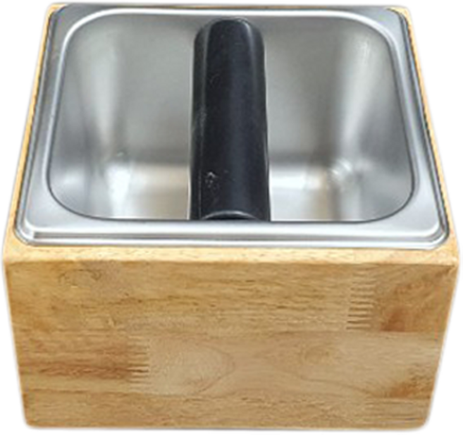 영진바리스타 우드스텐 넉박스 세트 소, 혼합색상, 1세트