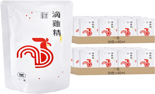 一全 滴雞精經濟盒, 60ml, 60包