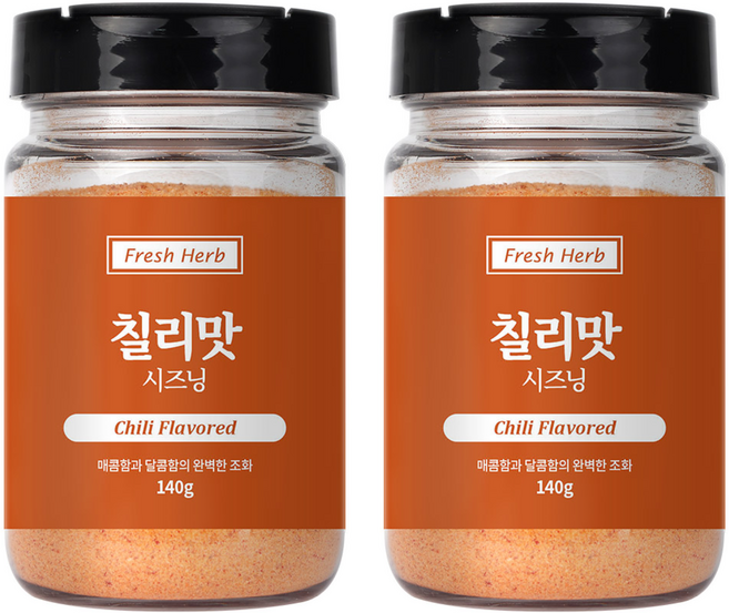 신선약초 칠리맛 시즈닝, 140g, 2개