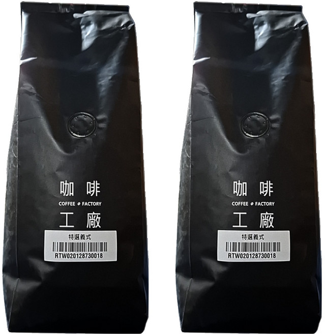 咖啡工廠 精品級 G1咖啡豆 特選義式風味, 咖啡豆(無研磨), 450g, 2包