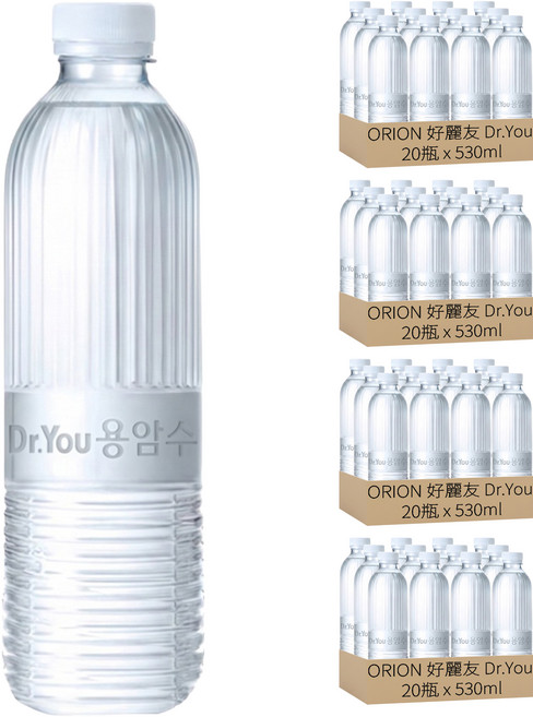 ORION 好麗友 Dr.You 無標籤濟州熔岩水, 530ml, 80瓶