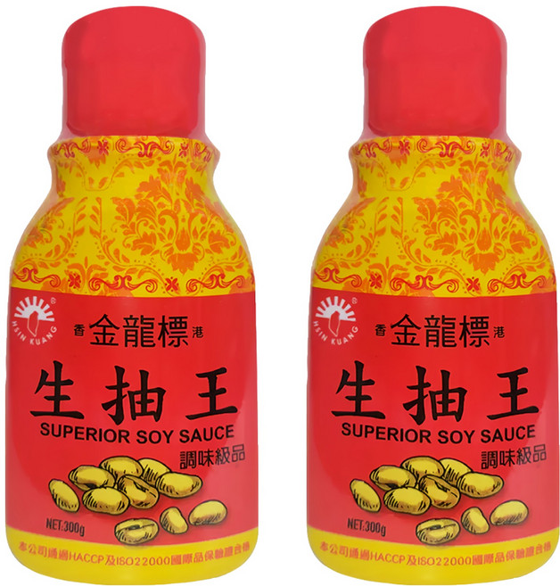新光洋菜 金龍標生抽王 300g, 2罐