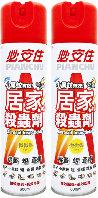 必安住 居家殺蟲劑, 600ml, 2瓶