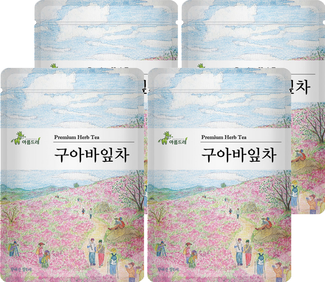 아름드레 삼각티백 구아바잎차, 1.1g, 25개입, 4개