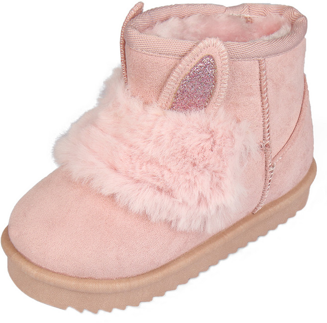 페이퍼플레인키즈 여아용 토끼 털 부츠