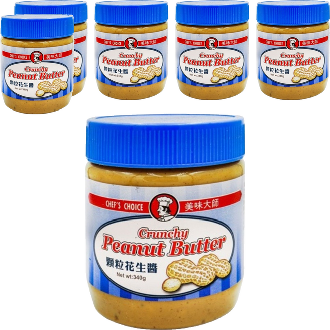 CHEF'S CHOICE 美味大師 顆粒花生醬 - 花生顆粒口感濃郁、香滑綿密