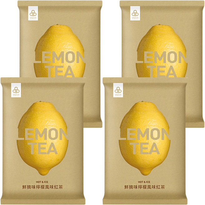 開元食品 鮮摘味檸檬風味紅茶, 1.02kg, 1袋, 4袋