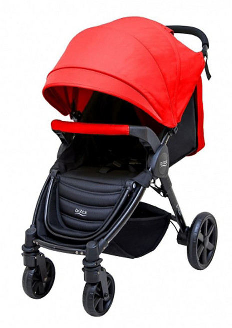 britax römer 旗艦秒收四輪手推車 B-NEST, 熱情紅