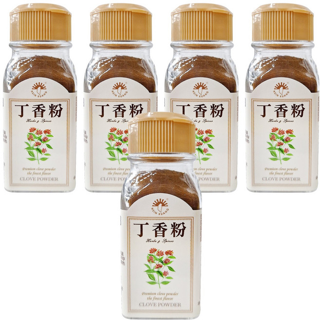 新光洋菜 丁香粉 台灣產, 25g, 5瓶