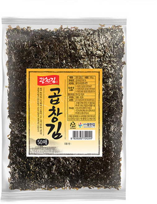 광천김 햇김 곱창김 대, 190g, 1개