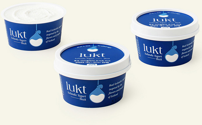 룩트 아이슬란딕 요거트 띠크, 100g, 3개