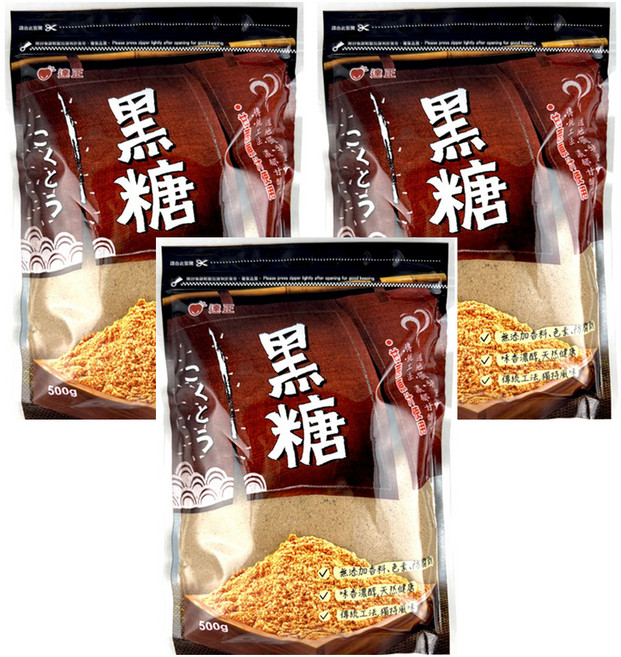 達正食品 黑糖粉, 500g, 3包
