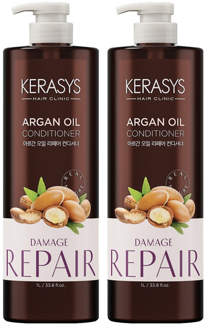 케라시스 아르간오일 리페어 컨디셔너, 1L, 2개