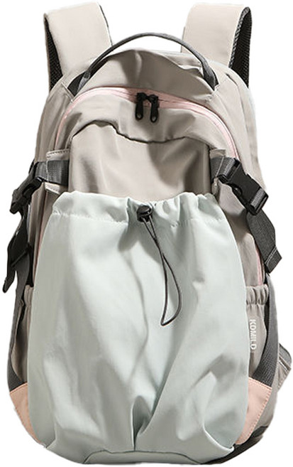 ELVEO 멀티포켓 데일리 스포츠 백팩, 그레이, 1개