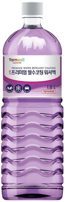 탐사 프리미엄 발수코팅 워셔액, 1.8L, 1개