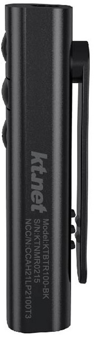 KTnet 廣鐸 BTR100 藍牙5.1音源接收器, 黑色, 1個
