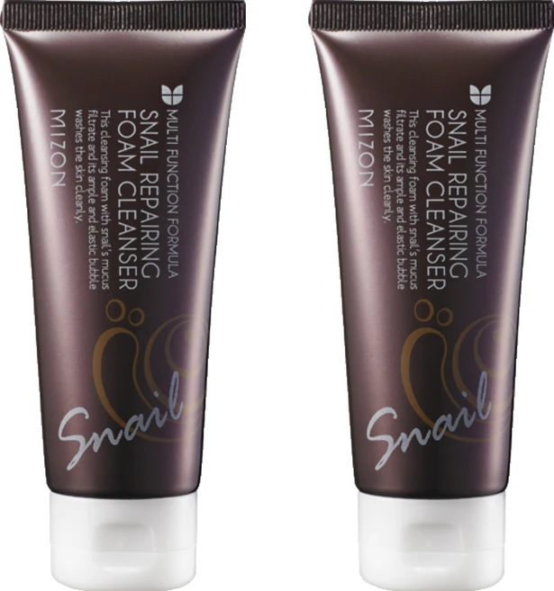 미즈온 스네일 리페어링 폼 클렌저, 62g, 2개 - 쿠팡