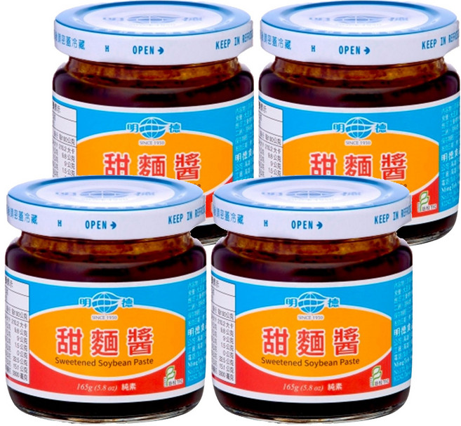 明德 甜麵醬, 165g, 4罐