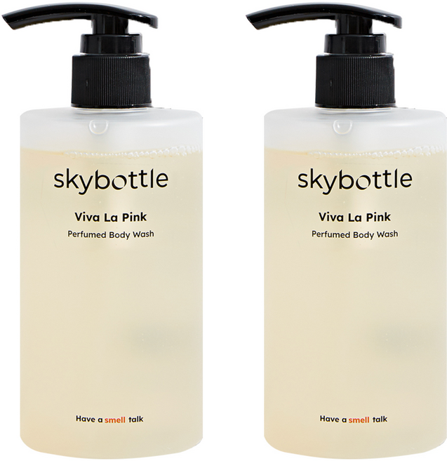 스카이보틀 퍼퓸 바디워시 비바라핑크, 2개, 300ml