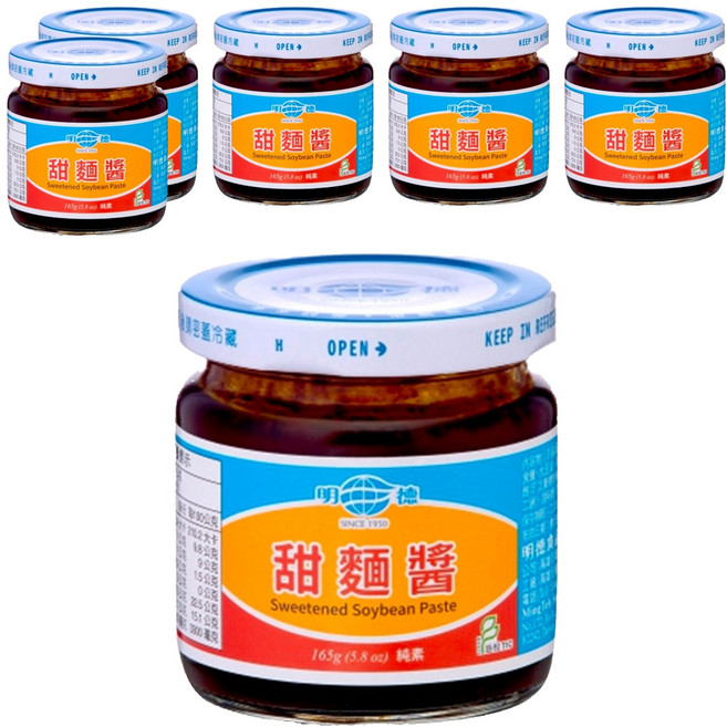 明德 甜麵醬, 165g, 6罐