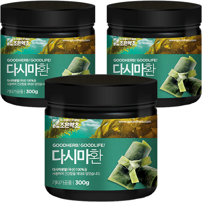 조은약초 다시마환, 300g, 3개