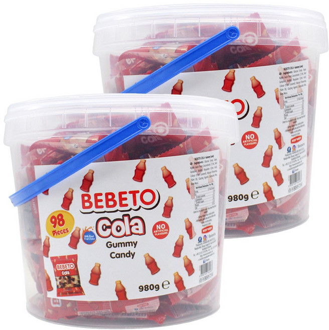 베베토 콜라향 젤리 98개입, 980g, 2개