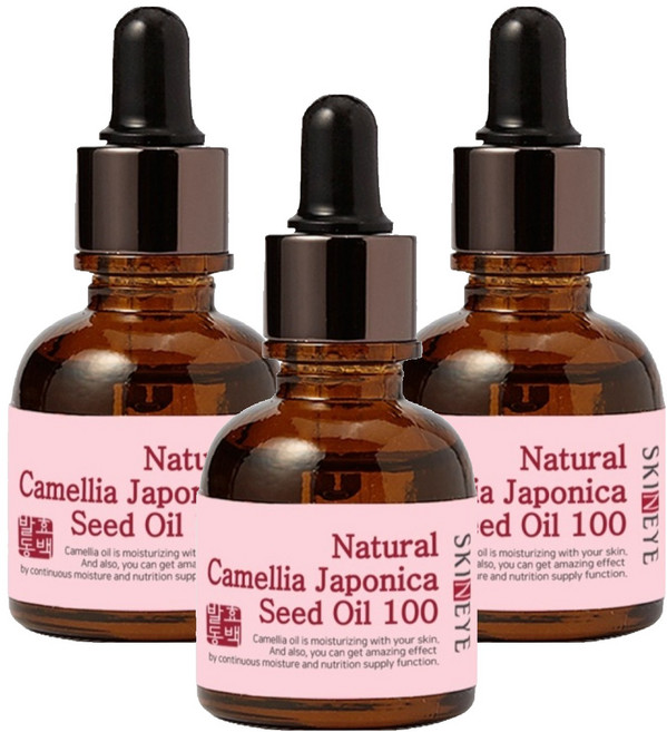 스킨아이 내추럴 발효 동백 오일, 20ml, 3개